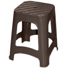 국산 신형 사각 의자 갈색 간이 보조 플라스틱 야외 행사 파라솔 편의점 학교 포장마차 포차, 1개, 상세페이지 참조