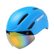 BIKEBOY 破風 磁吸鏡片 安全帽 56-62cm 頭盔, 1個, 藍色