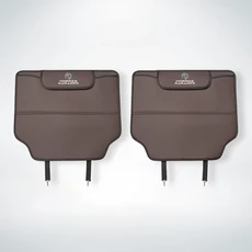 MG ZS 5 7 6 사이버스터 EV ONE 3SW MARVEL-R 용 자동차 시트 가죽 킥 방지 패드 강력한 보호 쿠션, 03 2Pcs Brown