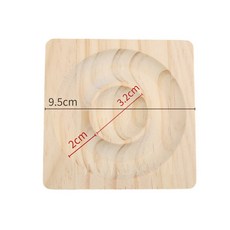 實木手串展示托盤 手鐲手鍊收納架, 松木 - 外方內圓