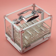 桃園出貨 高級壓克力籌碼箱 600片籌碼收納 德州撲克籌碼箱 百家樂籌碼盒 整套帶6個籌碼架, 600碼箱子+6個透明籌碼架適合40籌碼, 1個