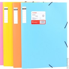 매일발견 파일케이스 서류보관정리 컬러A4화일케이스 클리어화일케이스 A4파일케이스 색상별분류 컬러A4파일케이스, 불투명