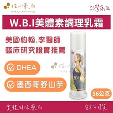 楷心藥局 台灣康医 W.B.I美體素調理乳霜 56g 火山膏泥 野山芋萃取, 1個