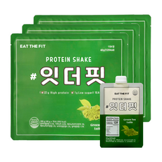 델리스푼 잇더핏 단백질 쉐이크 3주플랜 (더블초코맛+흑임자맛+녹차라떼맛), 3개, 280g