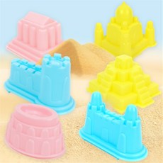 꼬마산타 모래놀이 모양틀 6종 모래놀이장난감