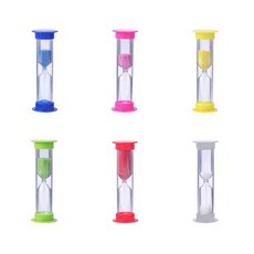 다파요몰 흡착 모래시계타이머 3분 양치습관 타이머, 랜덤, 2개