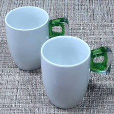 맥주잔 오마다 머그컵 머그잔 커피잔 물컵 도자기컵 그린 2p 79000EA 1EA, 본상품
