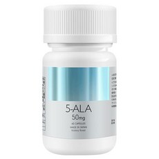몬드 셀렉션 금상 수상 5-ALA 3000mg 네오 파마 재팬제 ALA 100% 사용 이산화티타늄 미사용 보충제 1캡슐 50mg 함유 국산 5-아미노레불린산 아민산 60캡슐(약 6, 1개