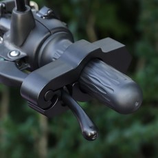 鋁合金車把鎖, 1個, 加厚鋁合金車把鎖【黑色】,【備用兩把鑰匙更放心】