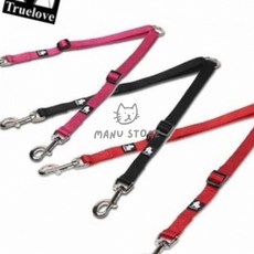 [오마누] 애견산책줄 자동리드줄 강아지리드줄 대형견하네스, 블랙색 S