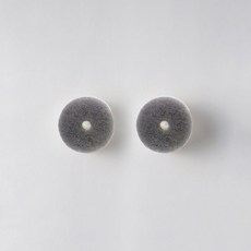 일본 마나 POCO 포코 모던 수세미 MINI 미니 정품 리필 2P, 1세트, 그레이