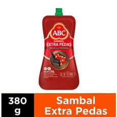 ABC Sambal Extra Pedas ABC 삼발소스 Extra Spicy 380g, 1개, 380ml
