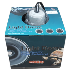 Petpetzone 5.5寸通用燈罩搭配原廠正品PPZ UVA釹燈泡50W，爬蟲箱適用，提供舒適光照環境, 黑色, 1個