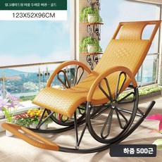 야외용 흔들 흔들의자 벤치 그네 체어 싱글그네 스윙체어, 1개, S. 업그레이드 이중 두꺼운-골드