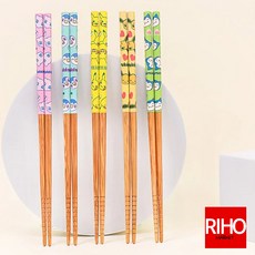 韓國正版 POKEMON 皮卡丘 精靈寶可夢 木質 筷子 左右手可用 波加曼 伊布 夢幻 卡比獸, 1個, Multi-color