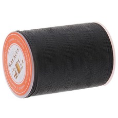 HAIMINGJUN 밀랍 실 0.45mm 폴리 에스터 바느질 바느질 가죽 공예 팔찌, 블랙