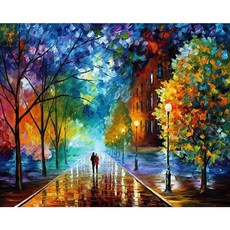 한밤의 40x50 캔버스 데이트 보석십자수 75155pc 1(pc), 색상