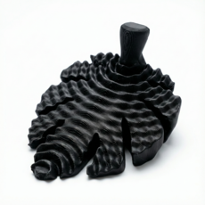 햄달 나뭇잎탈피보드 중사이즈, 블랙, 1개