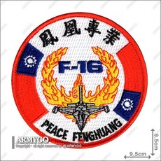 ARMYGO 空軍F-16戰鬥機鳳凰專案章模型，精緻軍事模型，重現台灣空軍英勇風采, 1個, 不車魔鬼氈