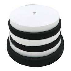 高彈力耐用縫紉鬆緊帶，多種尺寸顏色可選，手工藝DIY必備, 2cm寬白色十公尺長, 1個