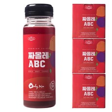 어니스틴 짜올레 ABC 주스 / 물 타지 않고 원물 그대로 착즙한 냉동 주스 / 사과 제주당근 레드비트, 18개, 180ml