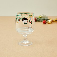 모던하우스 코지베어 크리스마스 아크릴 미니잔 260ML 눈사람 PL9124014, 1개, 단품