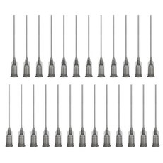 파티킬 블런트 팁 디스펜싱 바늘 2 25개 14G 산업용 액체 디스펜서 잉크 접착 리필용 루어 잠금 장치 포함, 16G, Grey