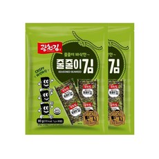 광천김 바삭한 줄줄이김 80p, 80g, 2개