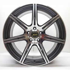 FK鋁圈 19吋 5/120 S1410 亮鐵灰車面 鋁合金輪圈 時尚改裝, 1個