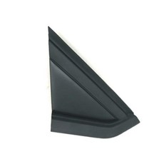 전방 좌측 우측 미러 커버 쿼터 윈도우 트림 삼각형 플레이트 9647011377 9647011277 시트로엥 C4 2004-2010, 2)Black Right