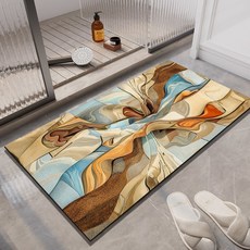 슈퍼 흡수성 욕실 깔개 목욕 매트 바닥 발 매트 빠른 건조 미끄럼 방지 샤워 패드 화장실 카펫 빨, 02 40cmx60cm, 13 19