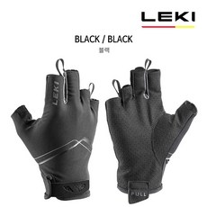 레키 브리즈 숏 장갑 트레킹 등산 트레킹 반장갑, 블랙, 1개