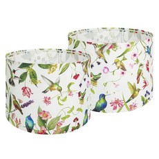 Drum LAMP 램프 Shades SET 세트 OF 오브 2 yellow 옐로우 로우 VINTAG 태그E 빈티지 LAMP 램프 Shades for TAB 탭le LAMP 램, green red