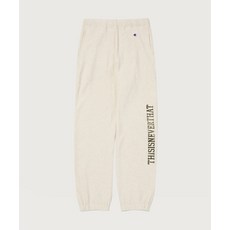 [국내 매장품] CHAMPION 리버스위브 밴딩 조거 팬츠 Oatmeal 168930