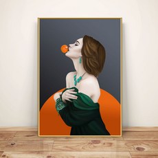 액자 미용실 포인트 포스터 캔버스 헤어샵, BM12