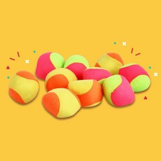 유아 맞추기 던지기 체육놀이 한손크기 말랑 폭신 헝겊공 10개 공놀이 아기선물 1세