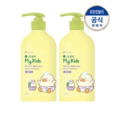 그린핑거 마이키즈 플러스 푸아 린스, 2개, 500ml