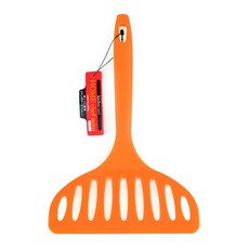 일본 홈셰프 와이드 삼각 뒤집개 생선 부침개, 삼각 뒤집개 (오렌지), 1개