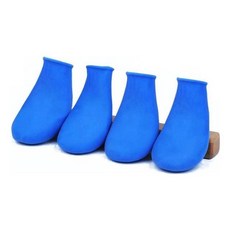 안전한 레 발토시 반려견 애견 방수장화 논슬립 애완용 부츠 미끄럼방지, 파랑, L