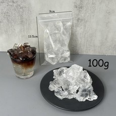100G 젤리 DIY 수제 향기로운 양초 만들기 용품 재료 투명 원료 크리스탈 무연, 1개