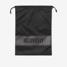 BUTTERFLY 蝴蝶 新款運動鞋袋#63250(黑底碳色) 桌球鞋袋, 1個, 黑底碳色