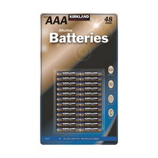커클랜드 시그니춰 AAA 건전지 48개, 1세트, 48개입