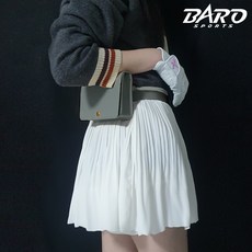 직사각 소가죽 힙색벨트 벨트형 직사각 파우치 여성 골프공주머니 케이스, 옐로우, 1개