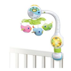 Vtech 可攜式3合1啾啾鳥音樂鈴 嬰兒睡眠輔助, 1個, 詳見圖檔#13103