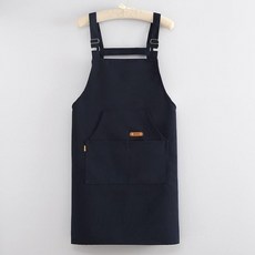 汙透氣男女通用廚房做飯圍腰純色簡約背帶餐廳印字 9