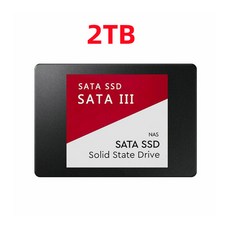 노트북 마이크로 컴퓨터 데스크탑용 휴대용 SSD 내부 솔리드 스테이트 하드 디스크 2TB 2.5 인치 4TB Sata III 드라이브 TB, [09] Red 2TB, 없음, 9.Red 2TB