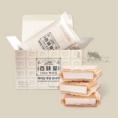 백미당 우유 모나카 아이스크림, 6개, 140ml