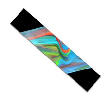 디지털 스프레이 에머리 스케이트보드 사포 더블 로커 보드 댄스 스쿠터 피쉬 데크 스티커, colorful, 1개