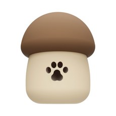 【珮慈星系】狗狗寵物藏食玩具，蘑菇造型漏食器，益智互動，安全無毒材質，釋放壓力, 1個, 蘑菇漏食器