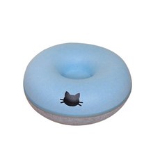 【KIDS PARK】雙層貓咪隧道 折疊好收納(貓咪隧道 貓咪玩具 貓窩 貓屋 貓隧道窩 貓咪玩具 寵物隧道), 1個, 天藍色+淺灰色